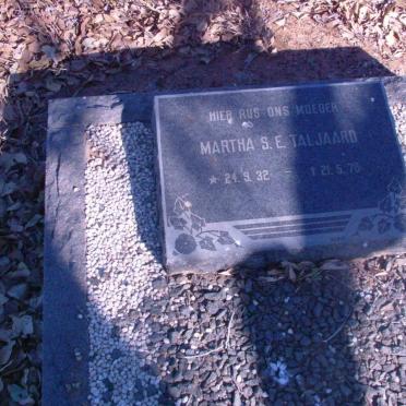 TALJAARD Martha S.E. 1932-1970