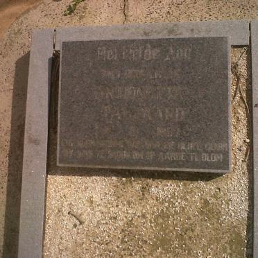 TALJAARD Antoinetta -1987