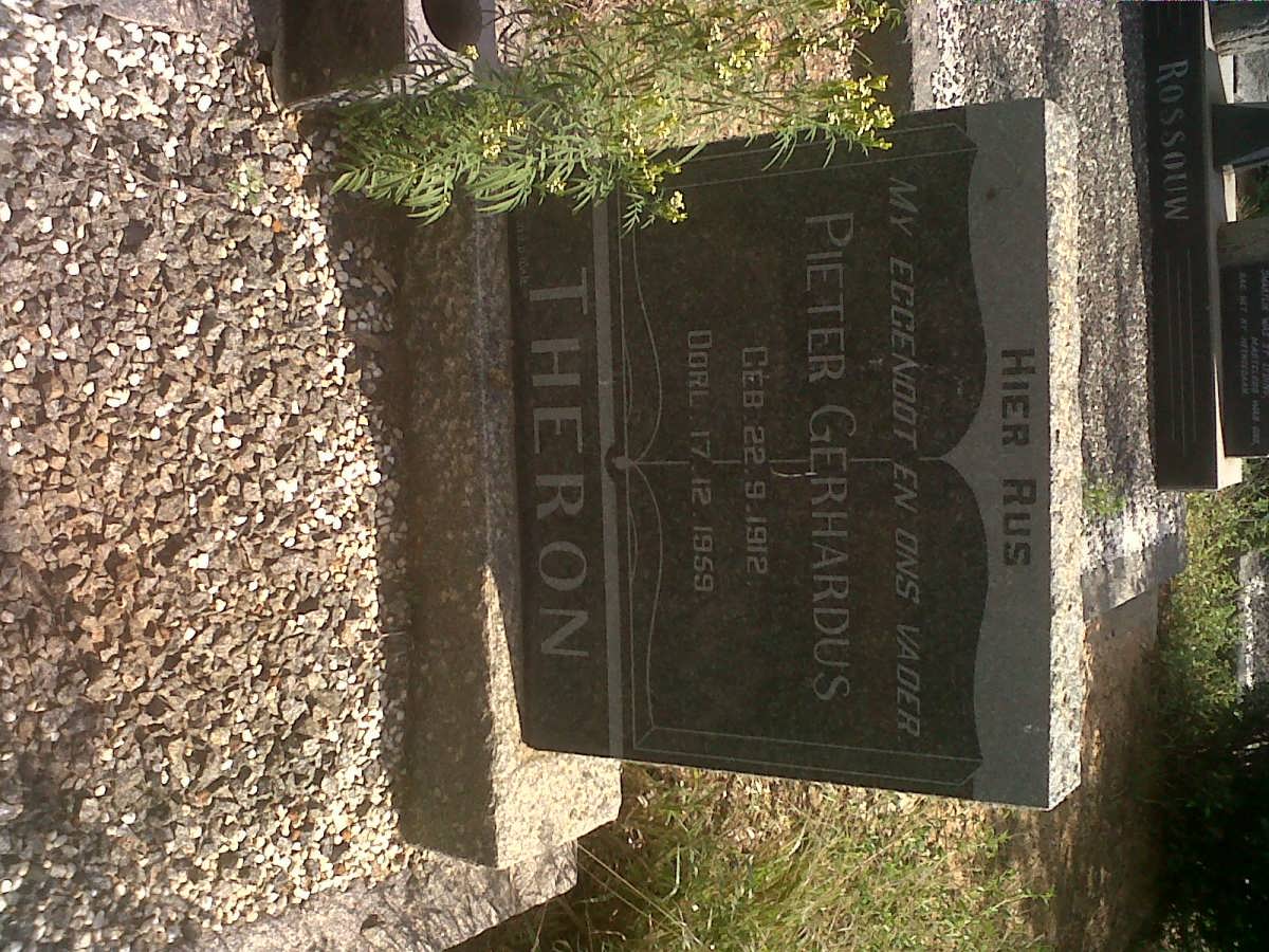 THERON Pieter Gerhardus 1912-1959
