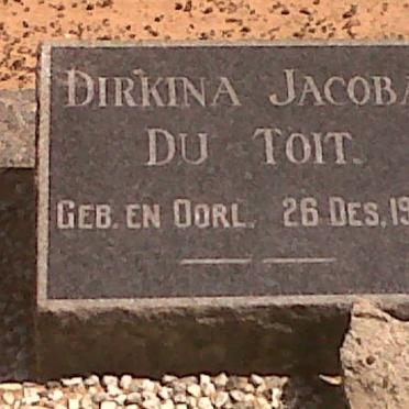 TOIT Dirkina Jacoba, du 1948-1948