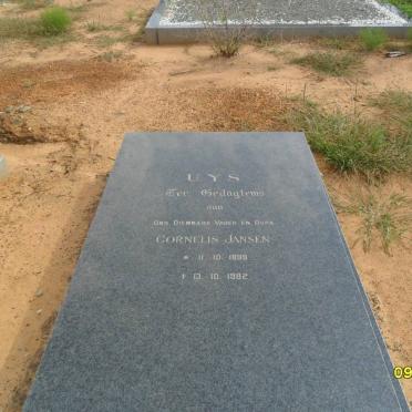 UYS Cornelis Jansen 1898-1982
