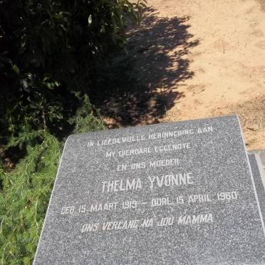 ? Thelma Yvonne 1919-1960