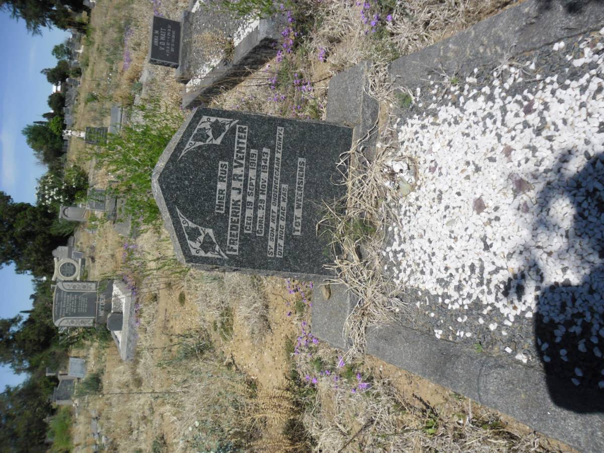 VENTER Frederik J.R. 1919-1943