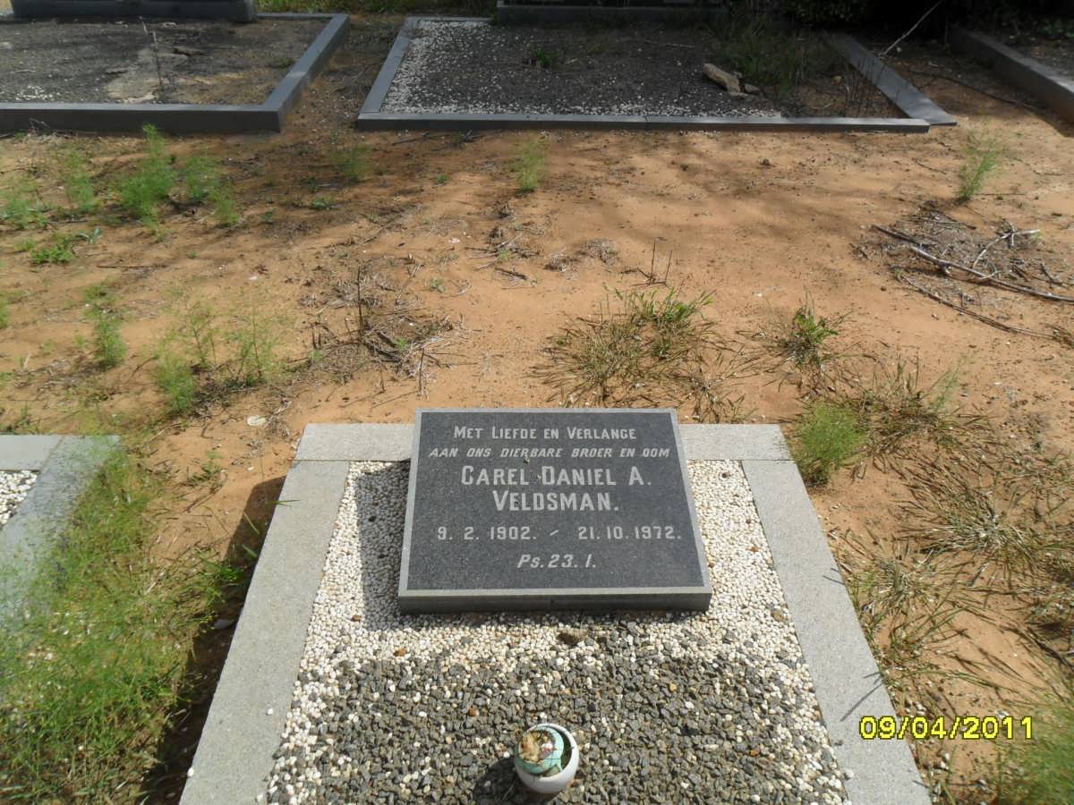 VELDSMAN Carel Daniel A. 1902-1972