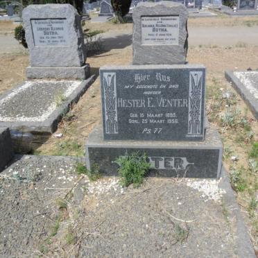 VENTER Hester E. 1895-1956