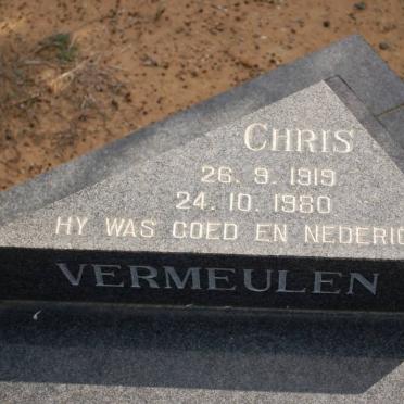 VERMEULEN Chris 1919-1980