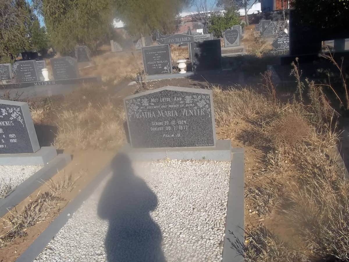 VENTER Agatha Maria 1924-1977