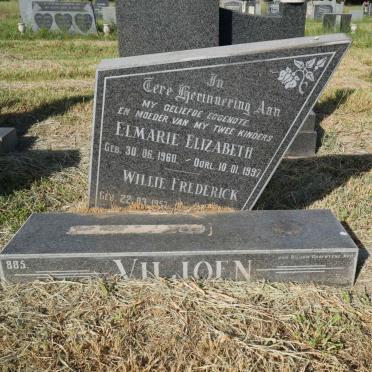 VILJOEN Willie Frederick 1957- &amp; Elmarie Elizabeth 1960-1997