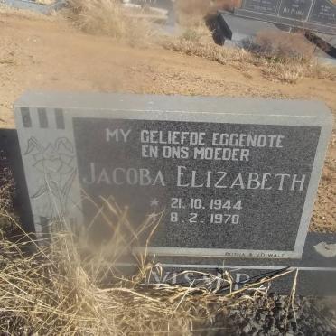 VISSER Jacoba Elizabeth 1944-1978