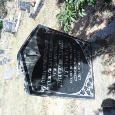 VORSTER Willem Martin 1857-1938