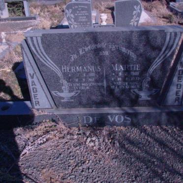 VOS Hermanus, de 1900-1982 &amp; Martie 1908-1977