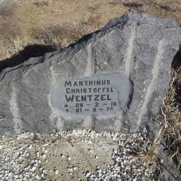 WENTZEL Marthinus Christoffel 1910-1976