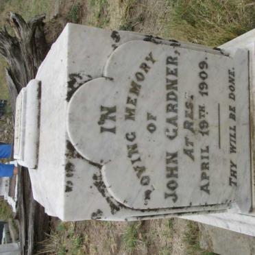 GARDNER John -1909