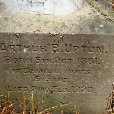 UPTON Arthur 1861-1920