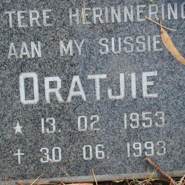 TERBLANCHE Oratjie 1953-1993