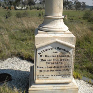 STOFBERG Roelof Philippus 1888-1925
