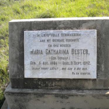 BESTER Maria Catharina nee SCHAAP 1886-1942