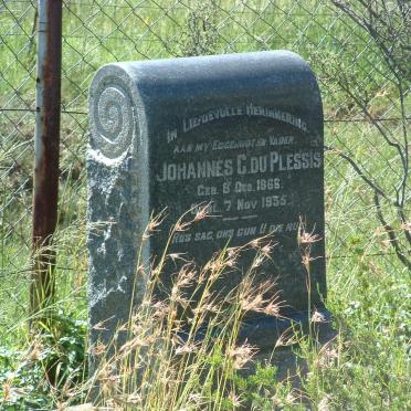 Free State, LADYBRAND district, Diepgezicht 54, farm cemetery