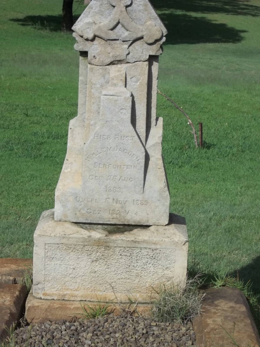 SERFONTEIN Willem Jacobus 1883-1885