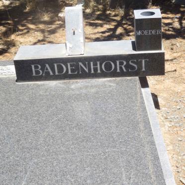 BADENHORST Johanna Hendrina nee DU PREEZ 1889-1979