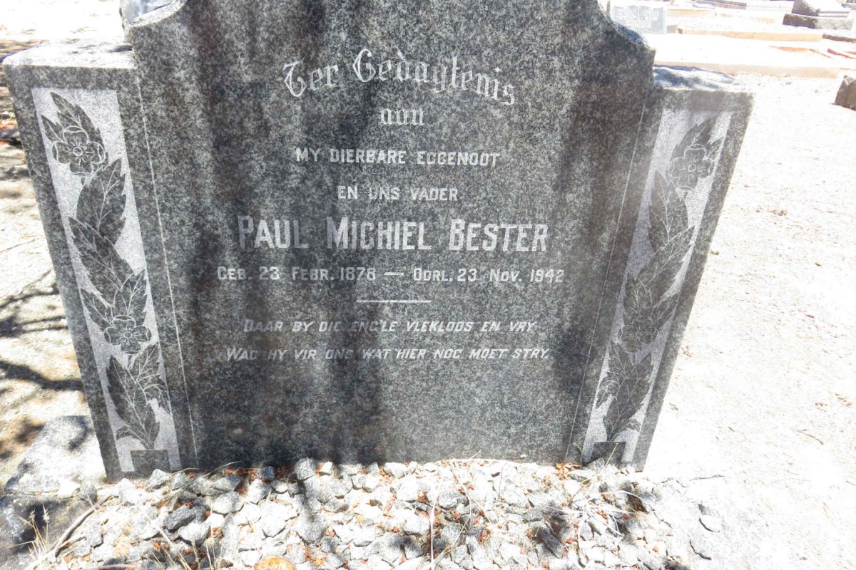 BESTER Paul Michiel 1878-1942