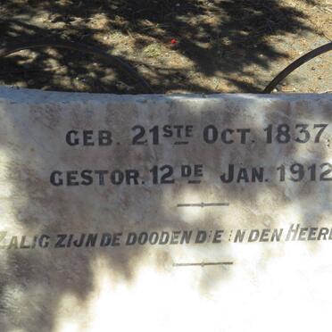 FOURIE Louis Jacobus 1837-1912