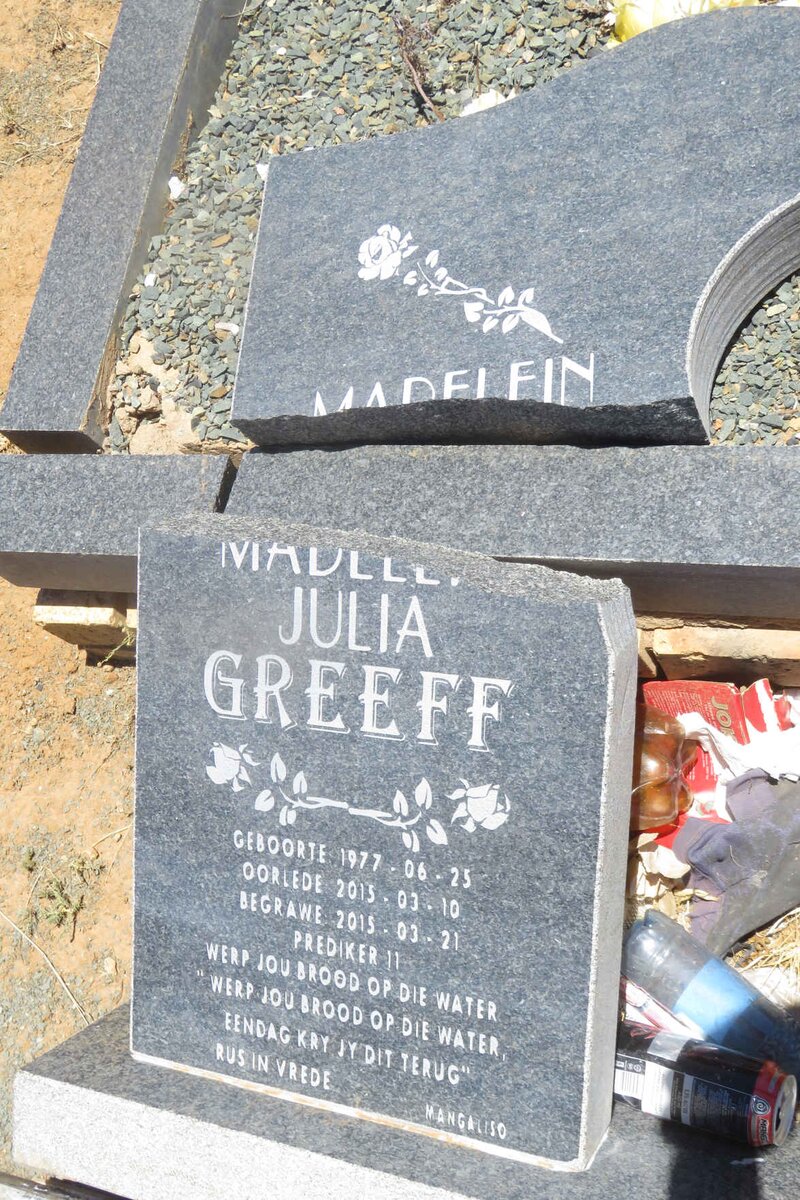 GREEF Madelein Julia 1977-2015