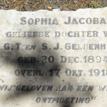 GELDENHUYS Sophia Jacoba 1894-1918