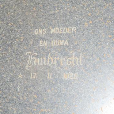 JOOSTE Alarik 1924-1996 &amp; Huibrecht 1929-