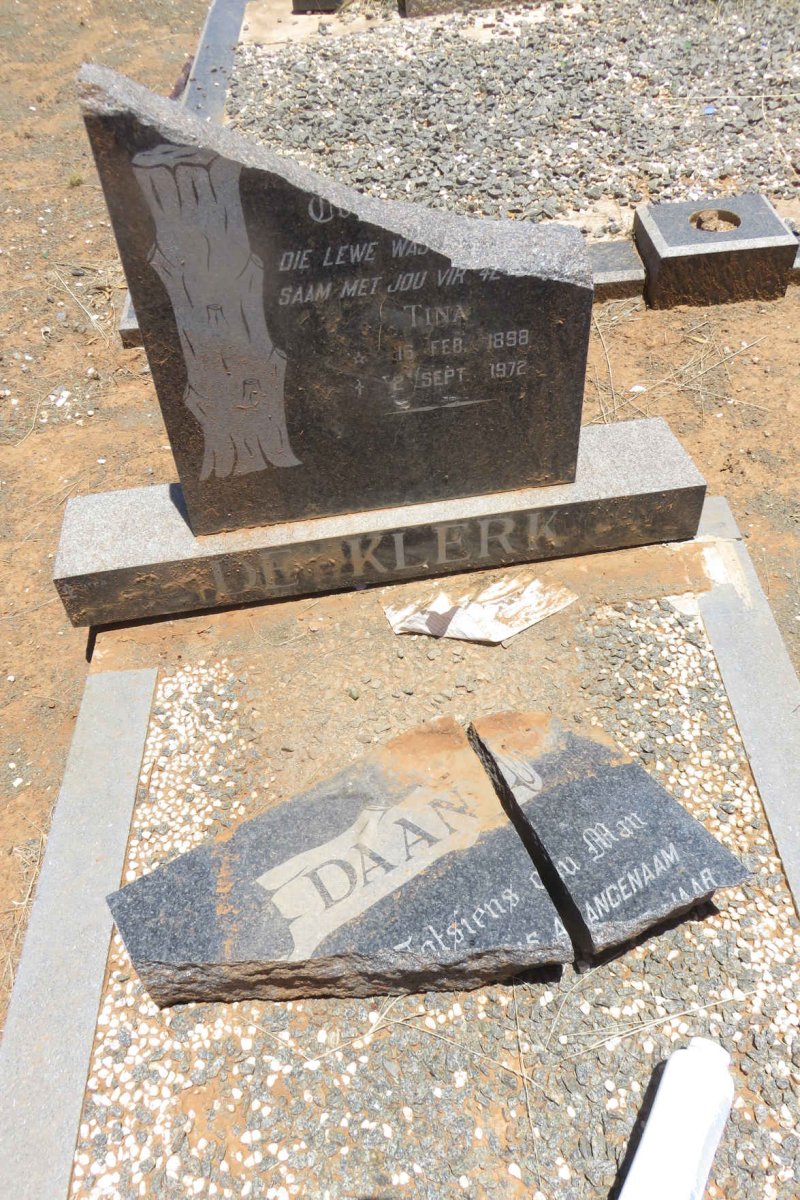 KLERK Daan, de &amp; Tina 1898-1972