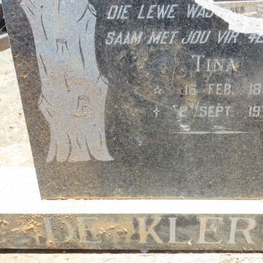 KLERK Daan, de &amp; Tina 1898-1972