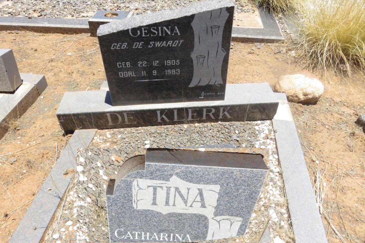 KLERK Catharina Gesina, de nee DE SWARDT 1905-1983