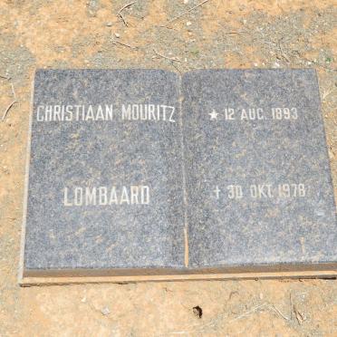 LOMBAARD Christiaan Mouritz 1893-1978