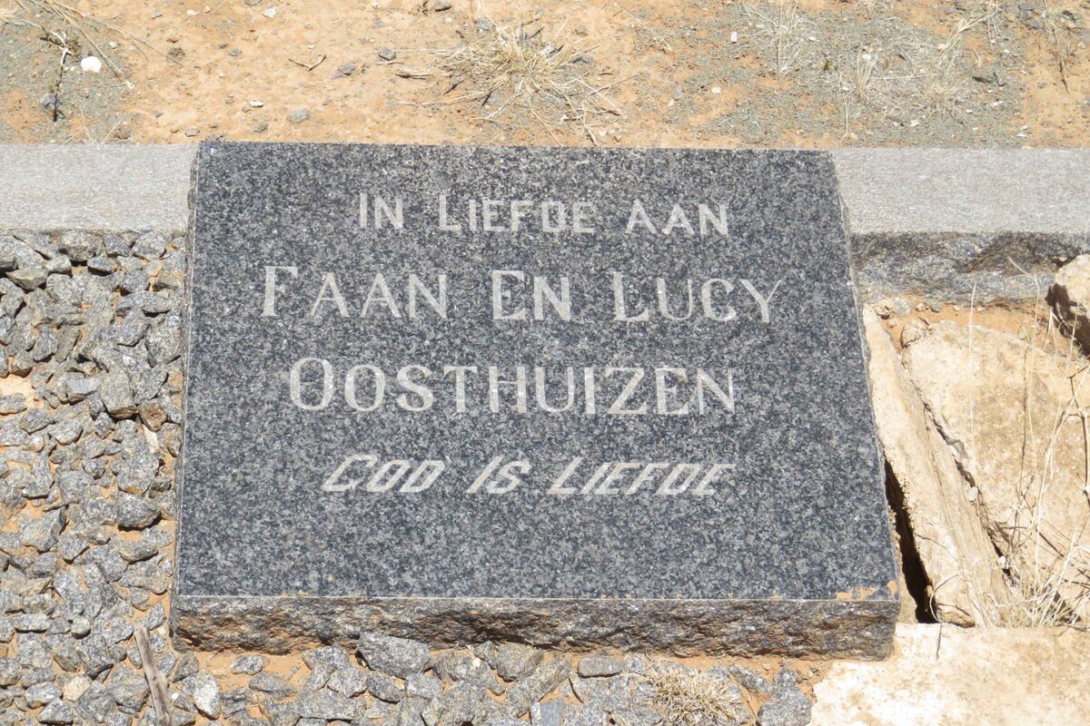 OOSTHUIZEN Faan &amp; Lucy