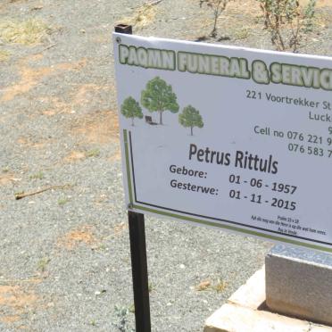 RITTULS Petrus 1957-2015