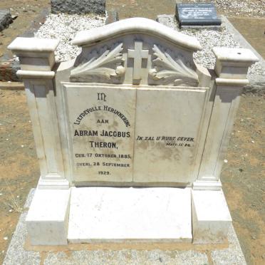 THERON Abram Jacobus 1885-1929