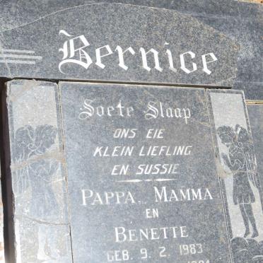 WESSELS Bernice 1983-1984