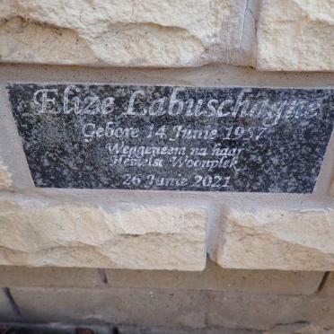 LABUSCHAGNE Elize 1957-2021