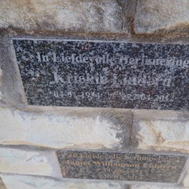 LIDDERD Kriekie 1934-2012