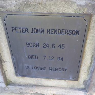 HENDERSON Peter John 1945-1994