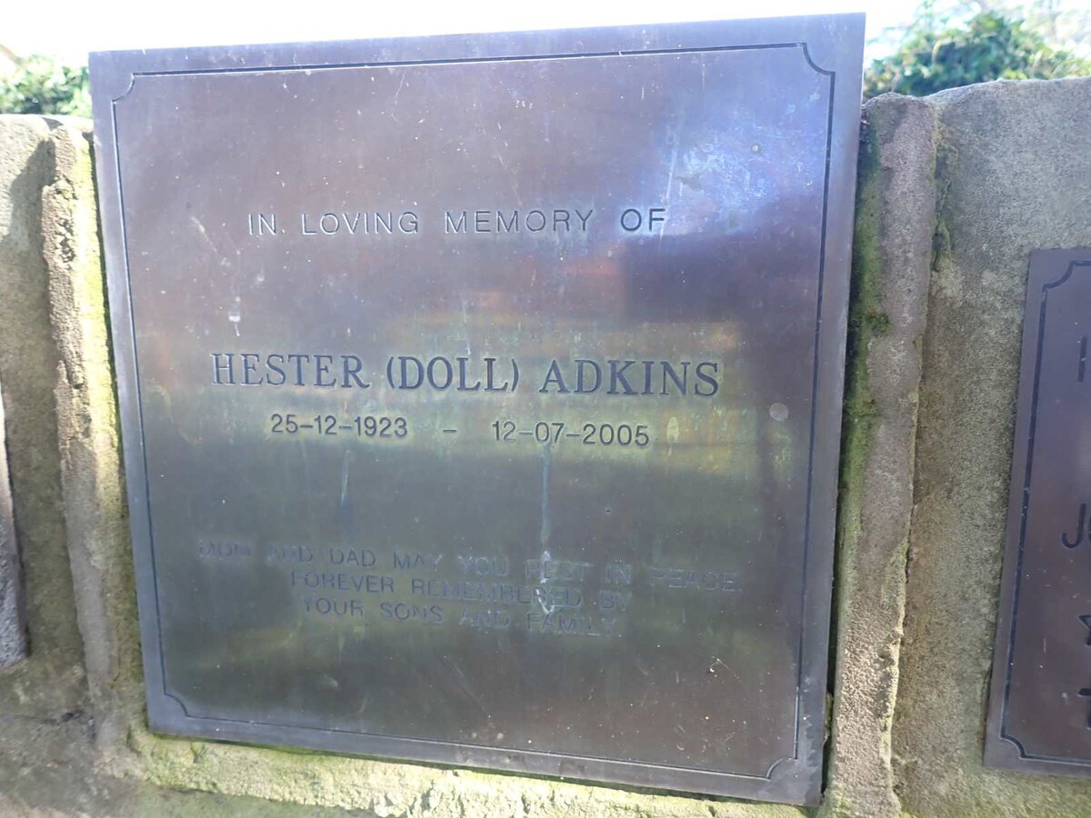 ADKINS Hester 1923-2005
