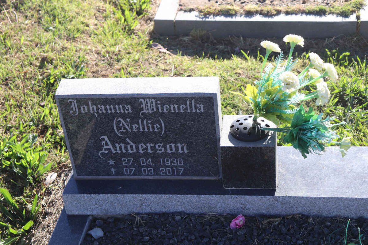 ANDERSON Johanna Wienella 1930-2017