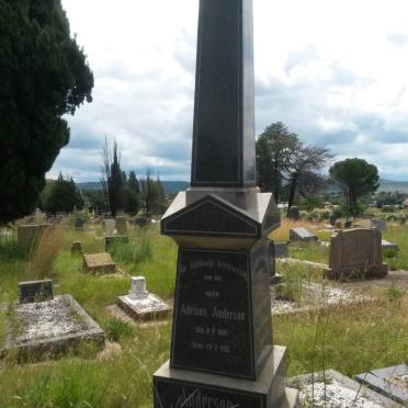 ANDERSON Adriaan 1875-1952