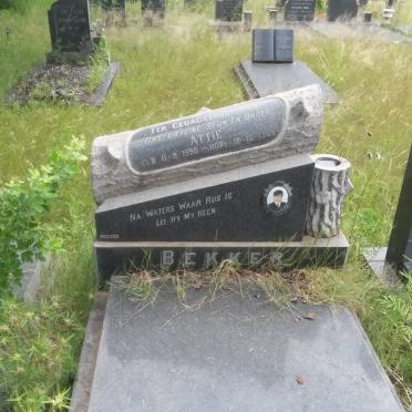 BEKKER Attie 1950-196?