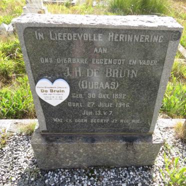 BRUIN J.H., de 1892-1946 & Maria Elizabeth VAN NIEKERK 1898-1984