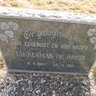 BRUIN Takkerman, de 1904-1961