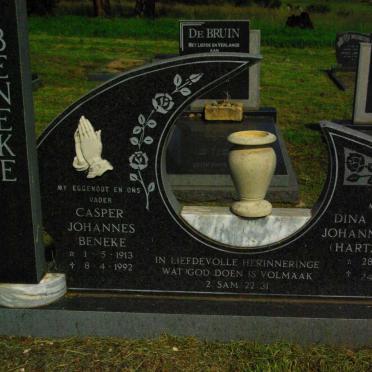 BENEKE Casper Johannes 1913-1992 &amp; Dina Susanna Johanna HARTZENBERG 1917-1996