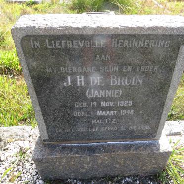 BRUIN J.H., de 1929-1948