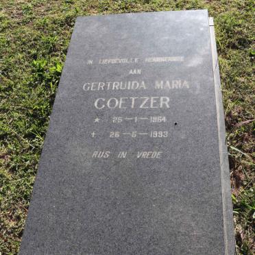 COETZER Gertruida Maria 1964-1993