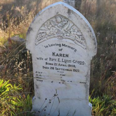 CRAGG Karen 1900-1927
